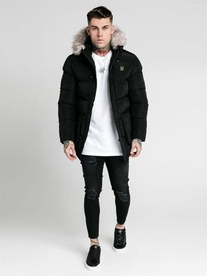 Rip Stop Puff Parka Black