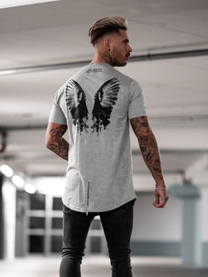Fallen Angel Tee Grey