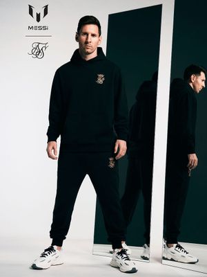 Messi x Fleece Hoodie Black