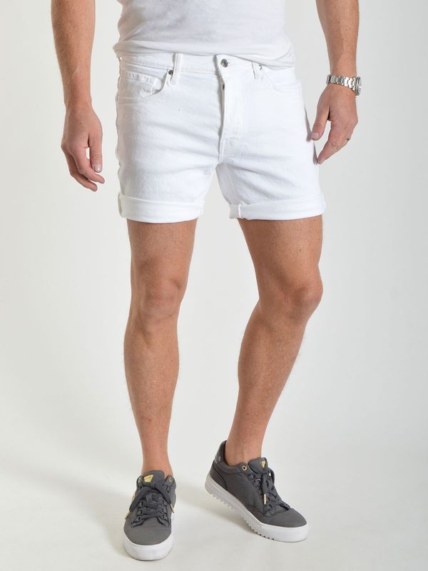 Mac Denim Shorts White