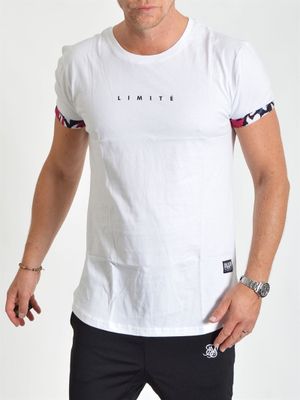Floral Sleeves Tee White