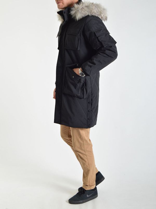Fur Hooded Longline Parka
