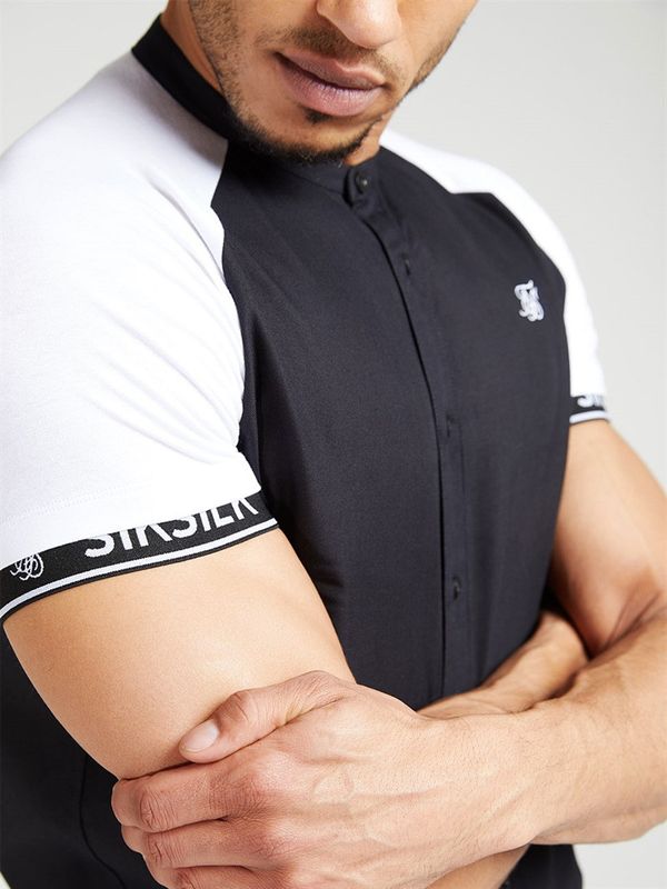 Oxford Raglan Tech Shirt Black/White