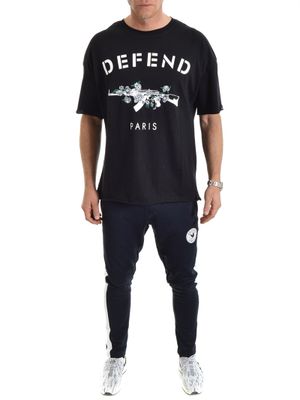 Orchid Tee Black