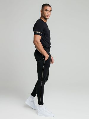 Exposed Tape Tee Black