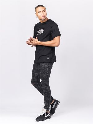 Raglan Logo Tee Black
