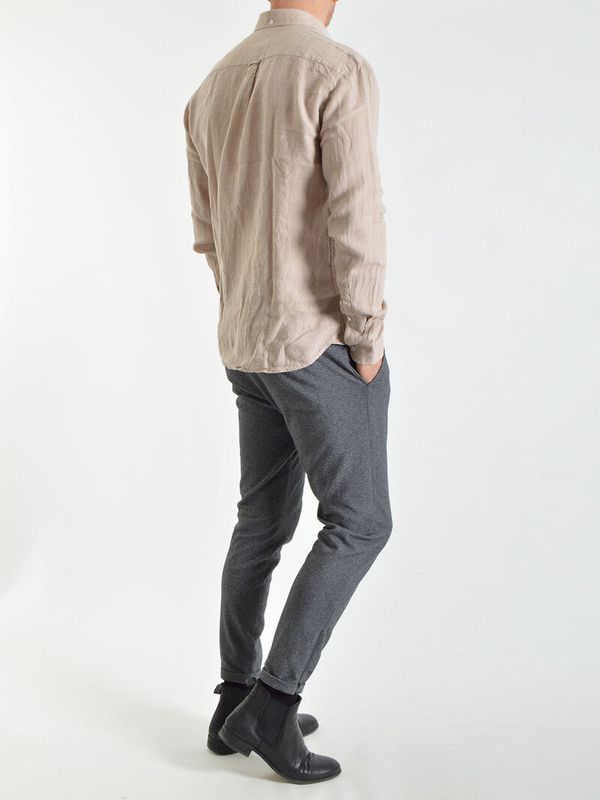 Linston Linen Shirt Sand