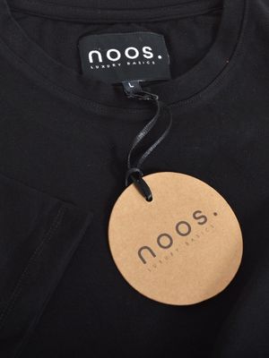 Athleisure Scoop Tee Black