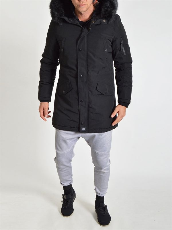 Fur Lining Parka Black/Black