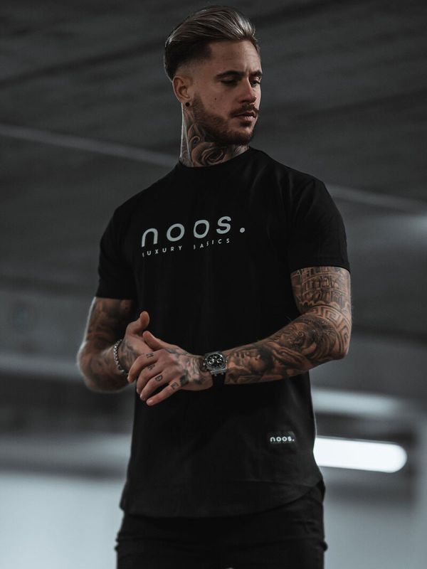 Big Logo Scoop Tee Black