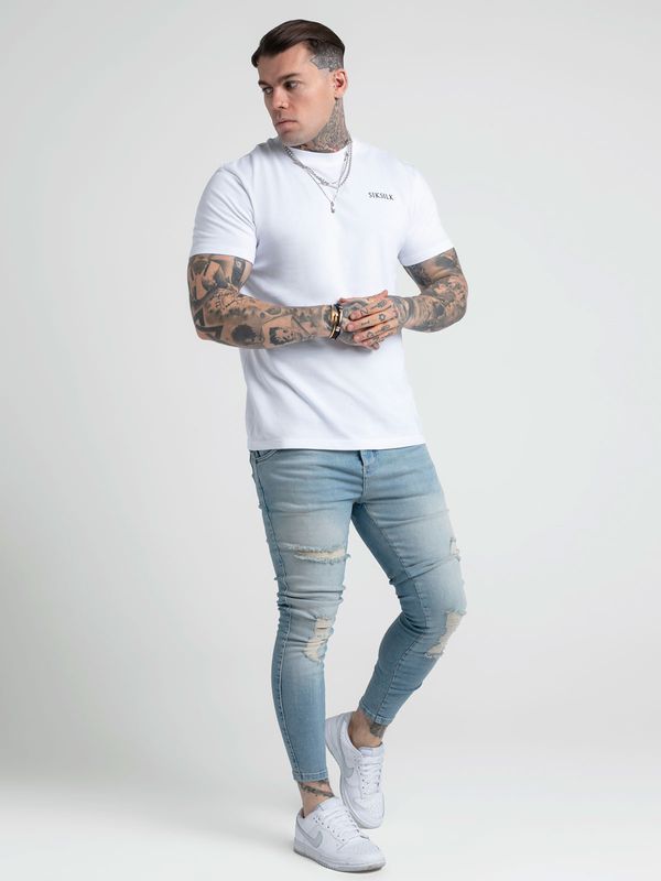 Logo Relaxed Fit Tee White