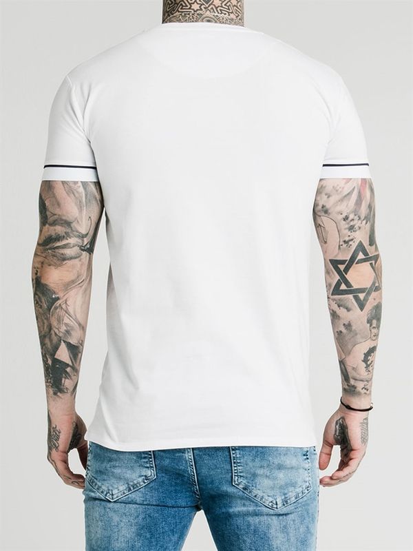 High Collar Tee White