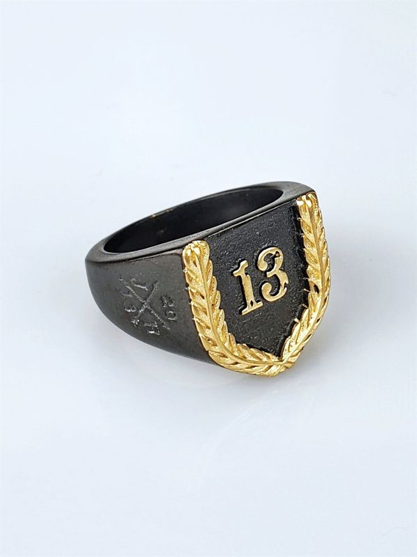 Elias Black Ring