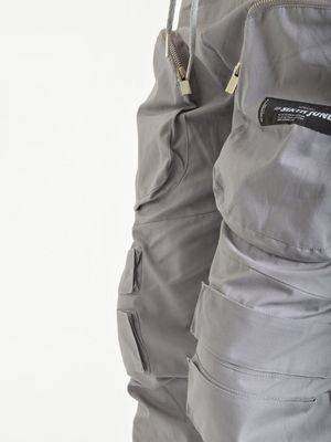 Front Pocket Cargo Pants Grey