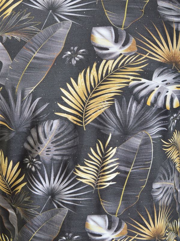 AOP Flower Tee Black