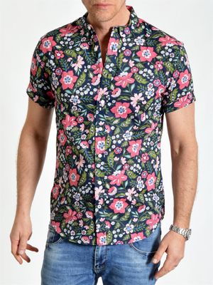 Johan Exotic S/S Pink Flowers