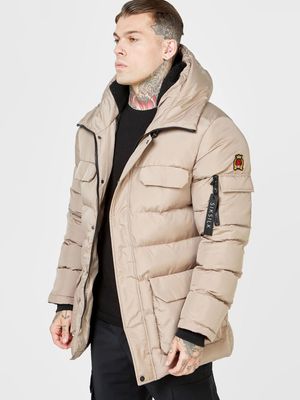 Light Brown Parka Coat
