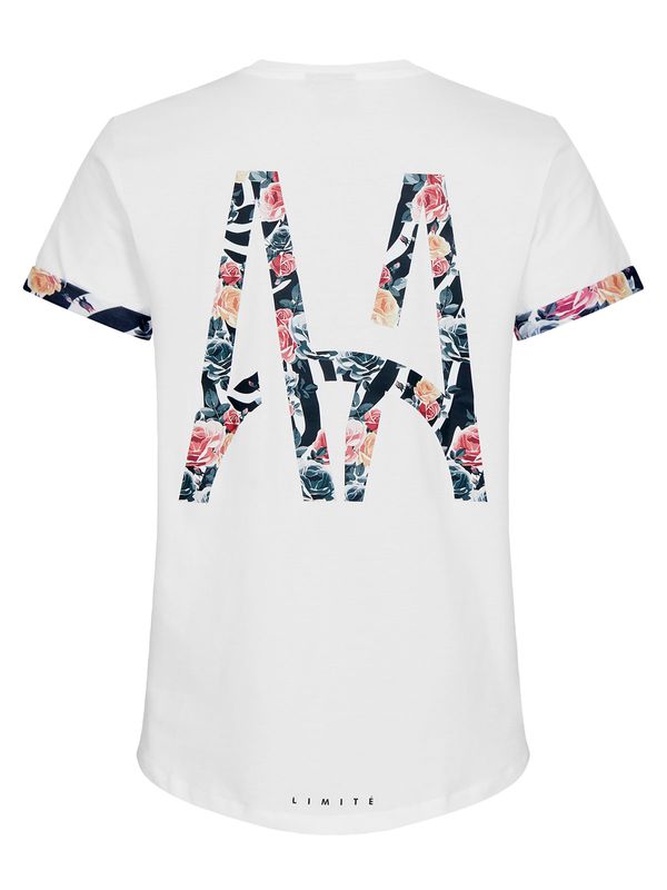AA Zebra Roses Tee White