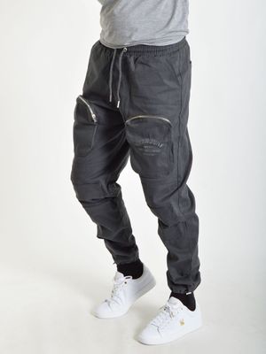 Zipper Pocket Pants Grey