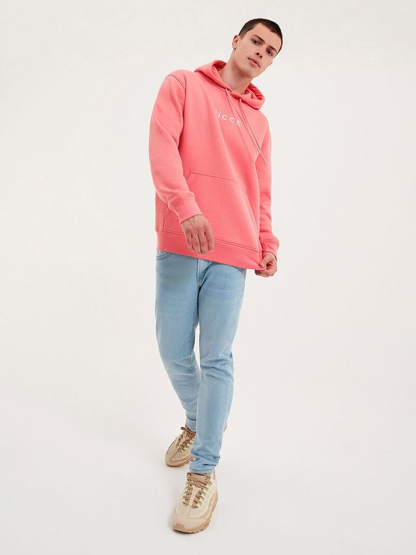 Centre Logo Hood Lava Red