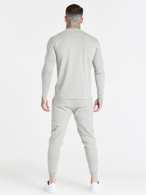 Core Fitted Jogger Grey Melange