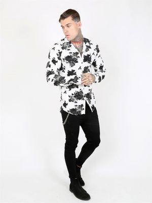 L/S Flower Resort Shirt