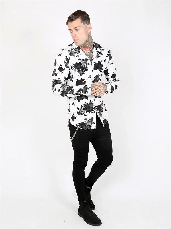 L/S Flower Resort Shirt