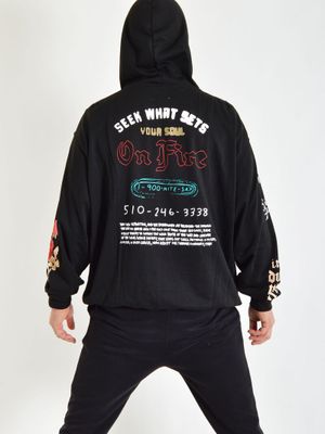 Graffiti Hoodie Black