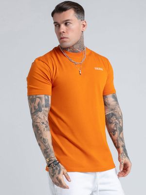 Logo Relaxed Fit Tee Orange