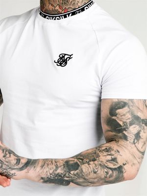 DA Curved Hem Gym Tee White