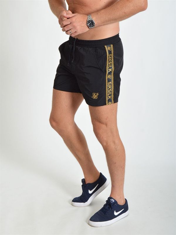 Nylon Tape Swim Shorts Black