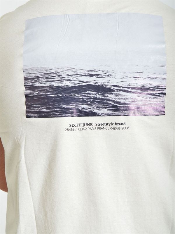 Waves Tee Beige