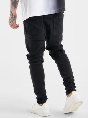 Messi x Drop Crotch Jeans Black