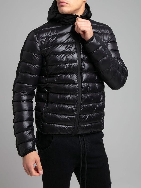 Light Weight Bubble Jacket Black
