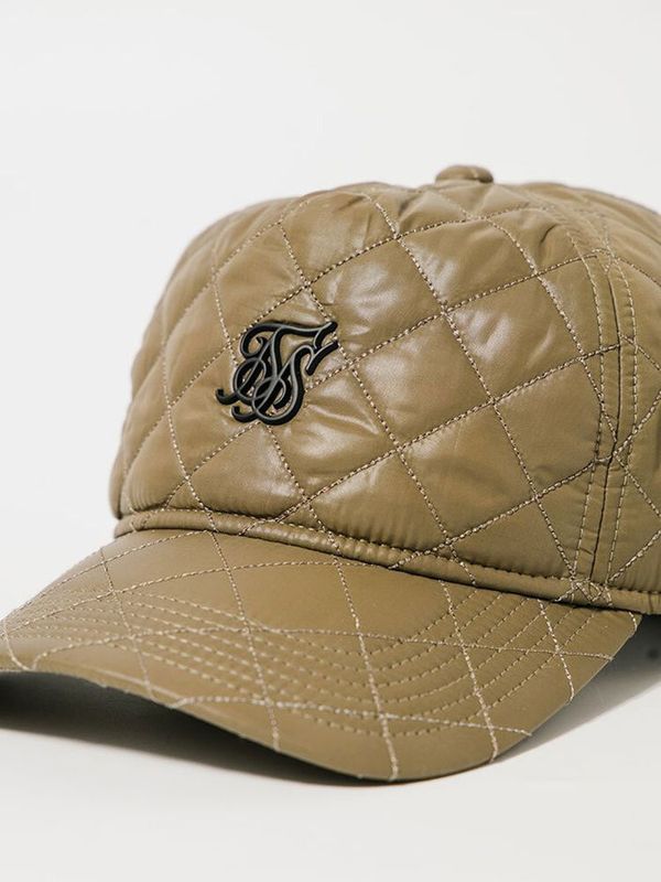 Quilted Nylon Trucker Khaki