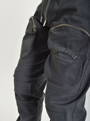 Zipper Pocket Pants Grey