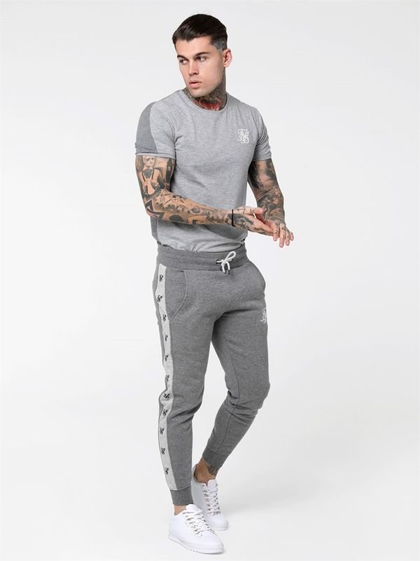 Contrast Industry Gym Tee Grey