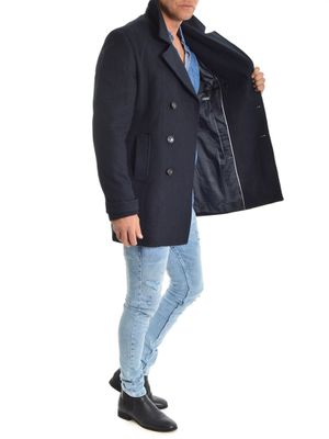 Dylan Peacoat Dark Navy