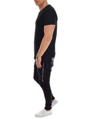 Backprint Tee Svart
