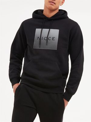 Rhombus Hoodie Black