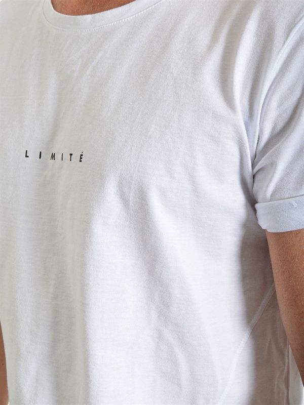 Asymmetric Tee White