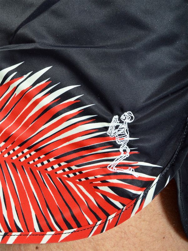 Red Palm Swimshorts