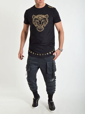 Crystal Tiger Tee Black