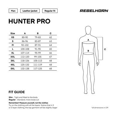 Rebelhorn Mc-Skinnjacka Hunter Pro Vintage