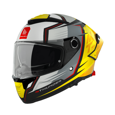 MT Helmets Integral Mc-Hjälm Thunder 4 Pental Pearl Gul