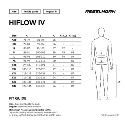 Rebelhorn Textil Mc-Byxor Hiflow IV Svart
