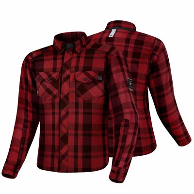 Shima Kevlar Mc-Skjorta Renegade 2.0 Röd