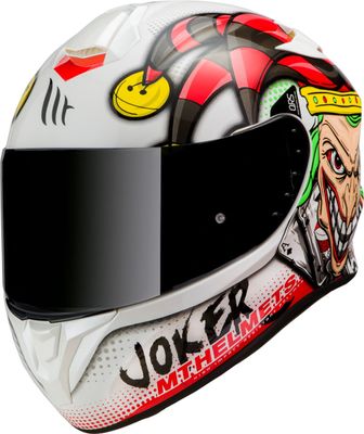 MT Helmets Integral Mc-Hjälm Targo Joker Vit