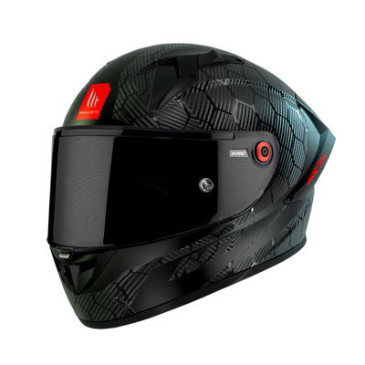 MT Helmets Integral Mc-Hjälm Kre+ Carbon Solid A11 Svart