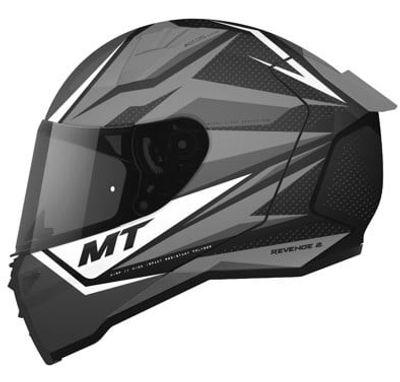 MT Helmets Integral Mc-Hjälm Revange 2 Kley Pearl White